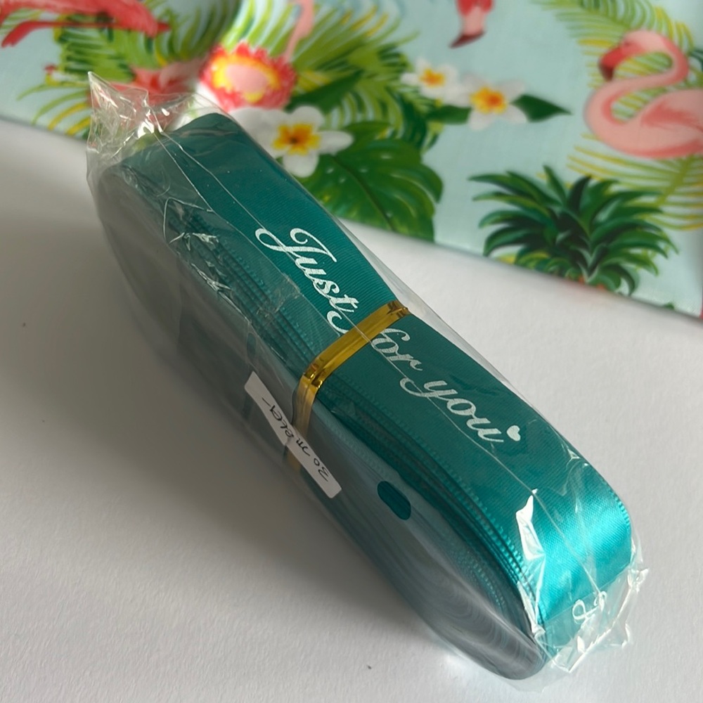 🆕 NEW 30 Meters Blue Satin Ribbon